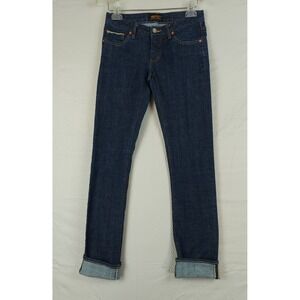 WeSC 5-Pocket Raw Stretch Selvage Denim Jeans Tight Ladies Straight 26‎ (28x32)